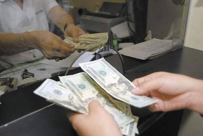 Dólares en circulación.