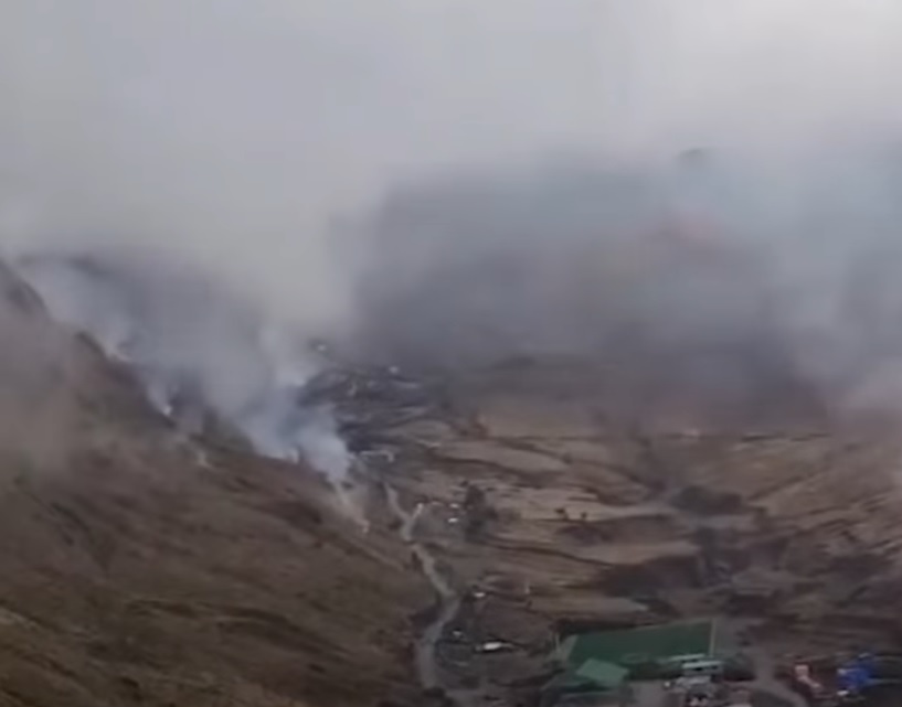 El lugar donde hubo la denuncia de presunto avasallamiento. Foto: redes sociales