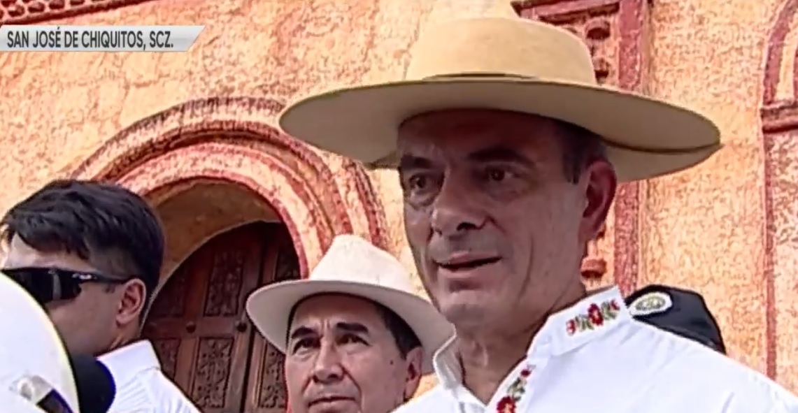 El presidente Rodrigo Paz durante un acto. Foto: captura video