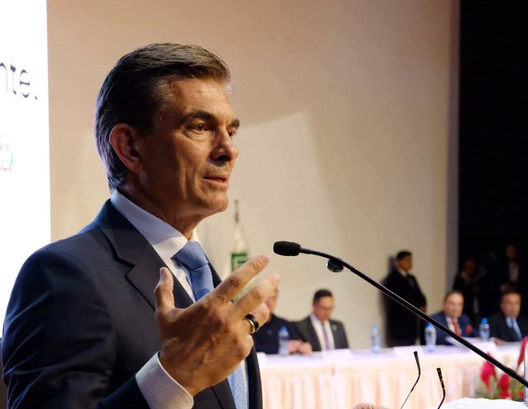 El presidente Paz durante un acto pasado en La Paz.