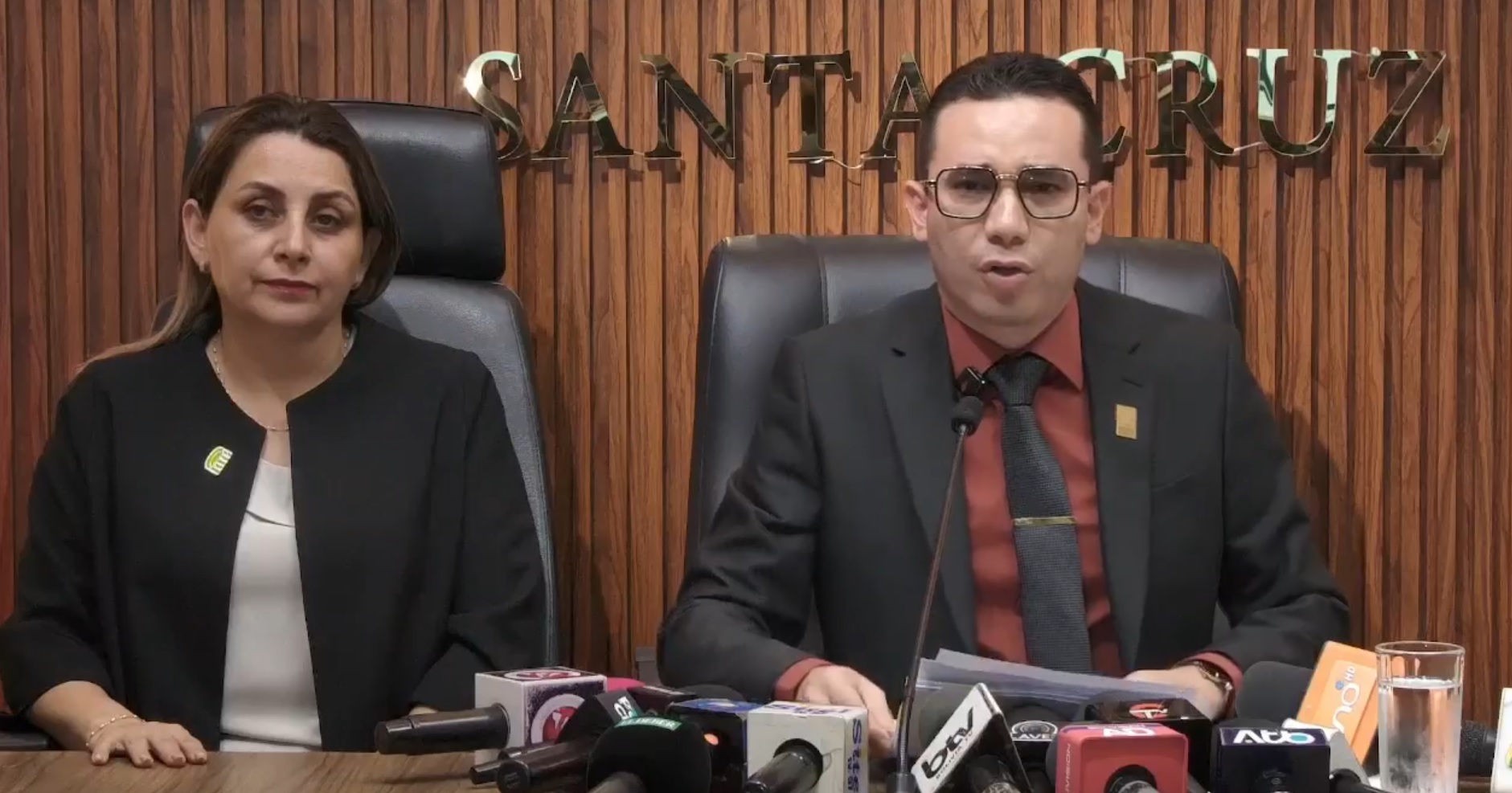El fiscal departamental de Santa Cruz, Alberto Zeballos. Foto: captura video