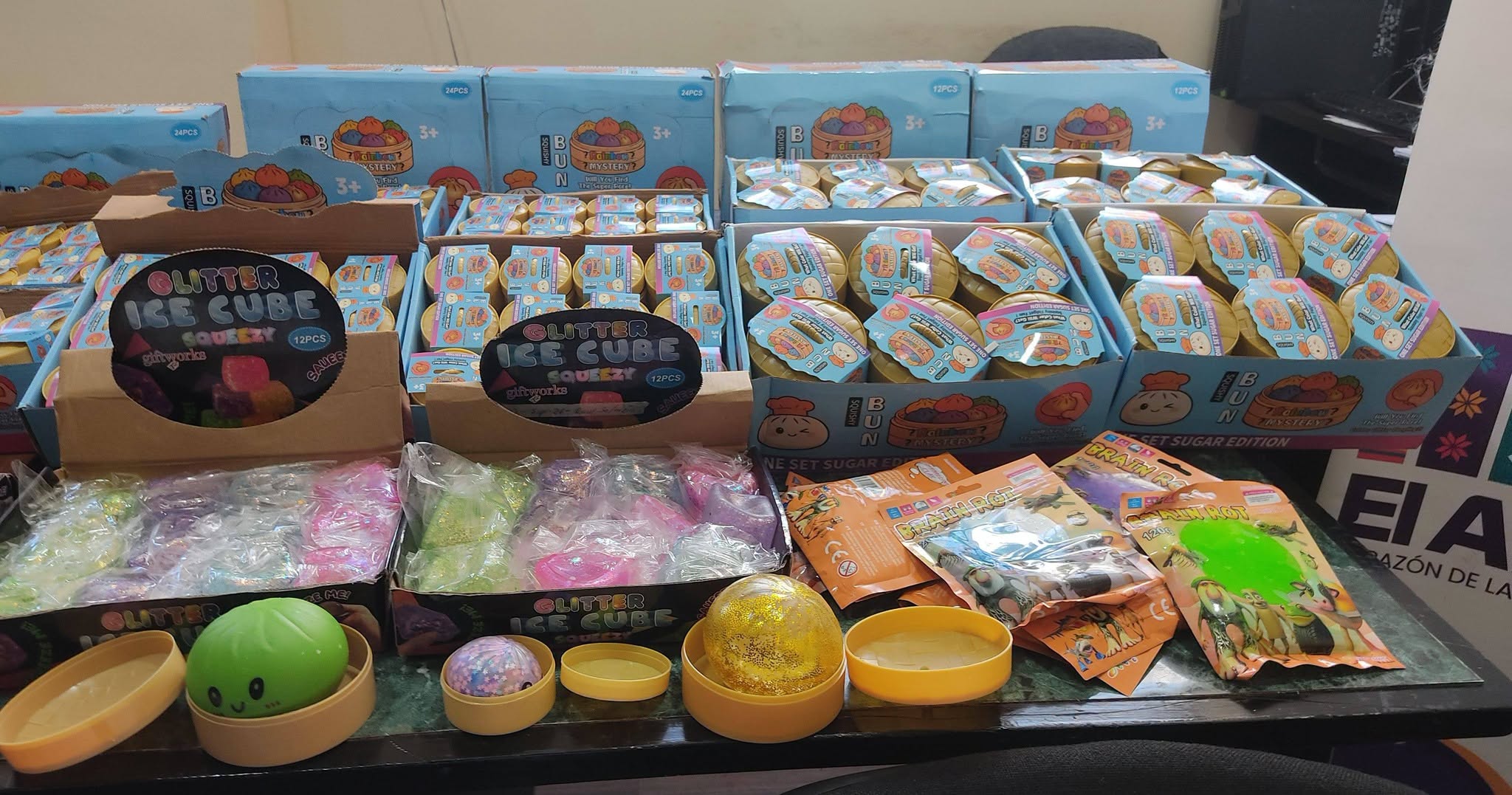 Los “Squishy Dumpling”secuestrados. Foto: GAMEA
