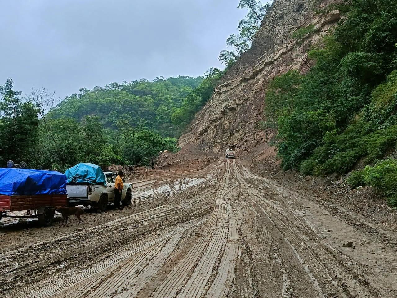 El sector de Petacas, ruta a Los Valles, Foto: ABC.