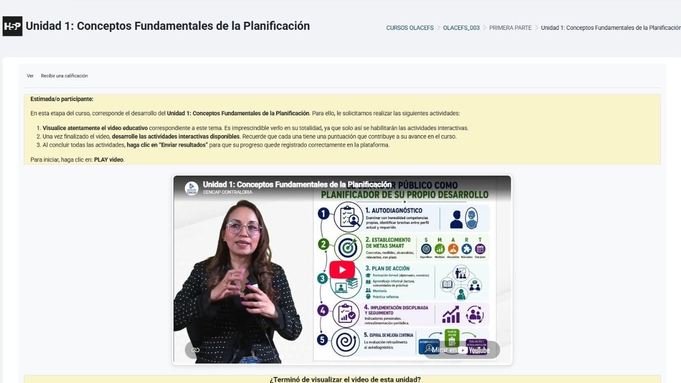 Capacitación de la Contraloría General del Estado. Foto: Contraloría General del Estado.