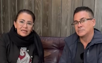 La diputada Salma Tobías junto al Fiscal General interino José Armando Urioste en La Paz.
