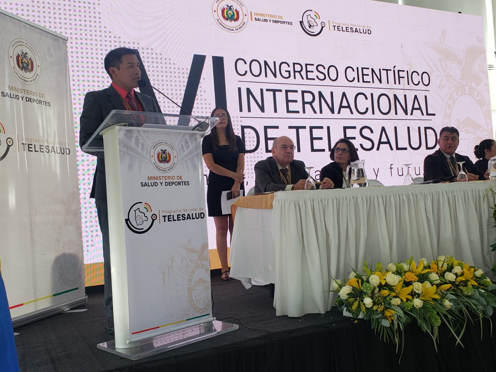 VI Congreso Científico Internacional de Telesalud Ciencia, Innovación y Futuro. Fotos: Ministerio de Salud y Deportes.
