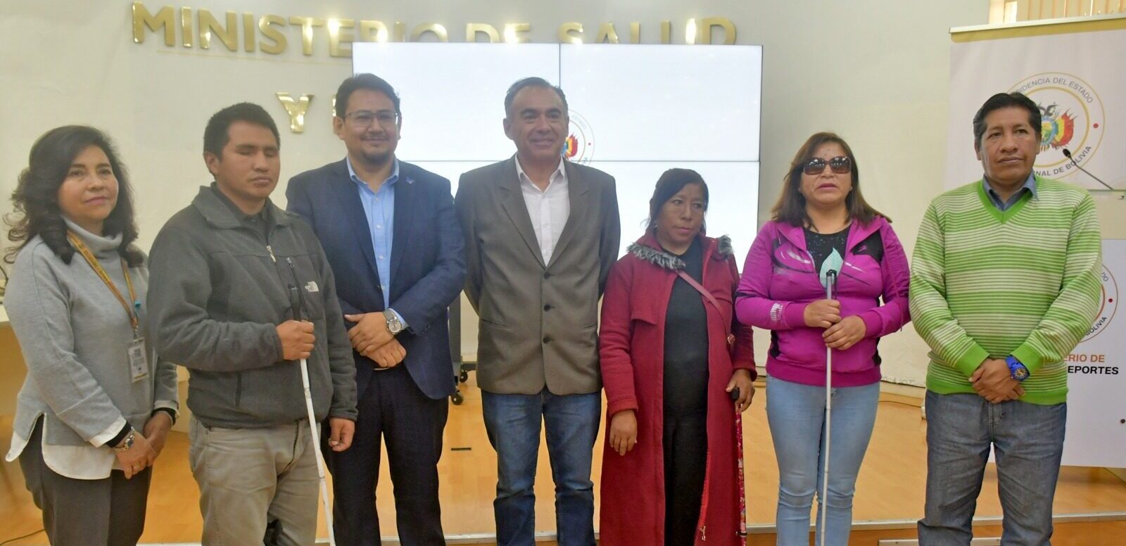 Lanzamiento de la Jornada Deportiva en conmemoración al Día Nacional de las Personas con Discapacidad. Fotos: Ministerio de Salud y Deportes.