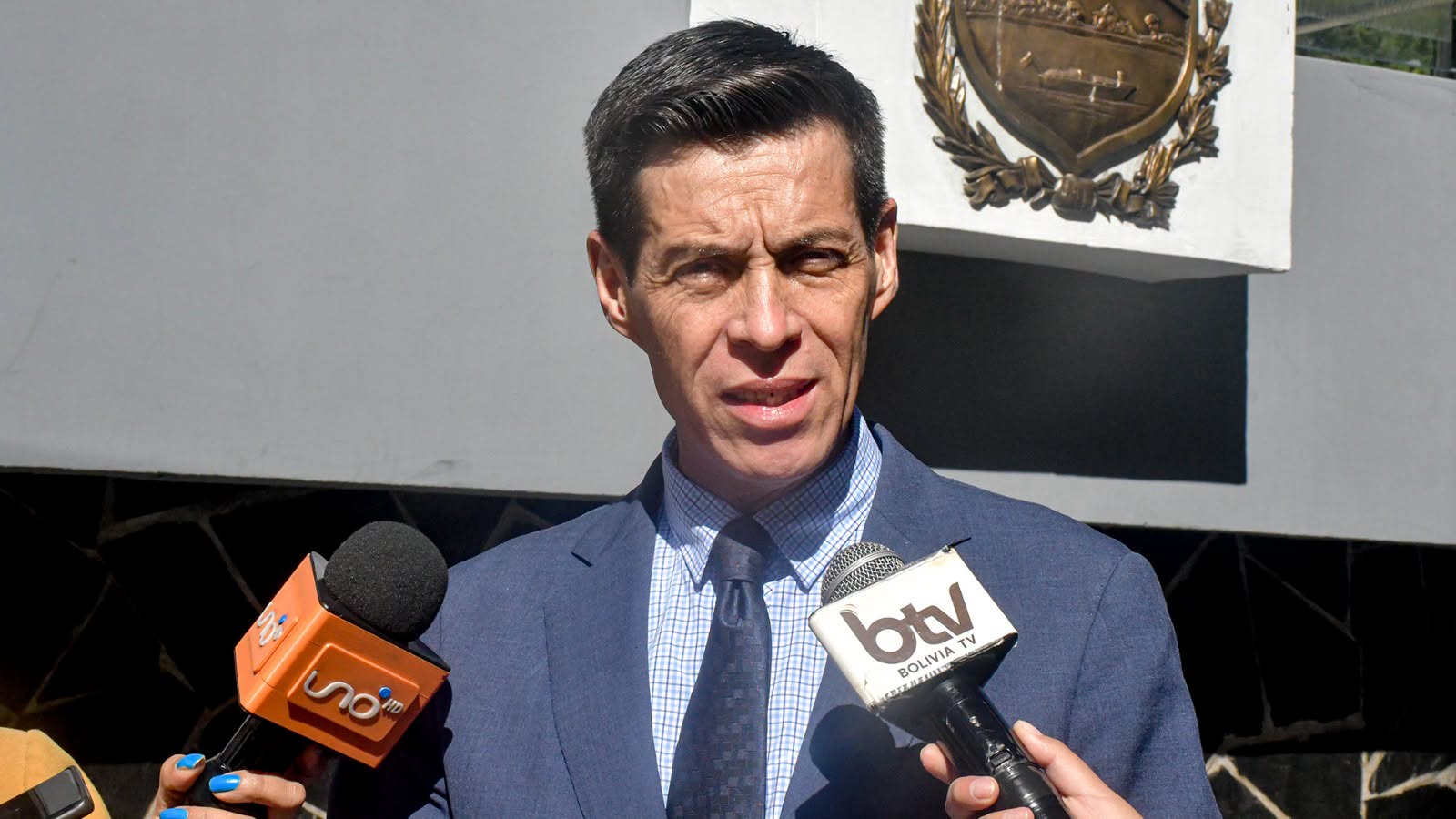 Viceministro de Régimen Interior, Fortalecimiento y Transparencia Policial, Peter Maldonado Bacovick. Foto: Ministerio de Gobierno.